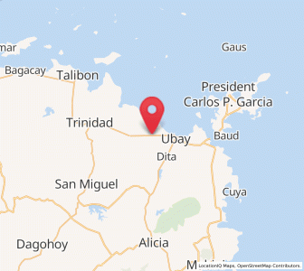 Map of Camambugan, Central Visayas