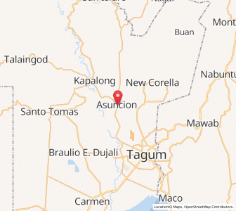 Map of Cambanugoy, Davao