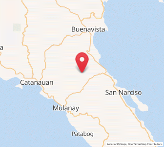 Map of Cambuga, Calabarzon