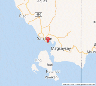 Map of Caminauit, Mimaropa