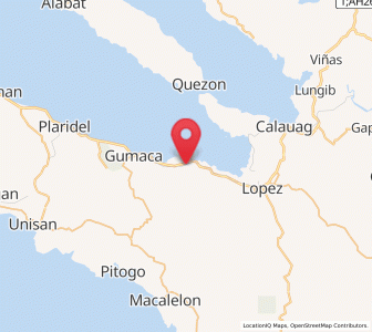 Map of Camohaguin, Calabarzon