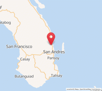 Map of Camp Flora, Calabarzon