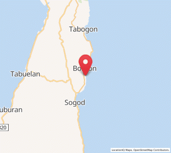 Map of Campusong, Central Visayas