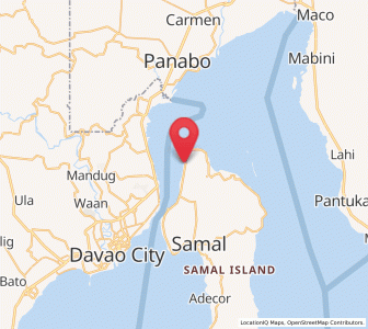 Map of Camudmud, Davao