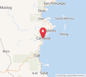 Map of Can-Avid, Eastern Visayas