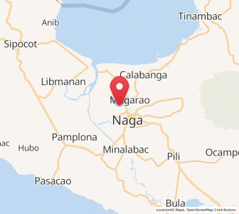 Map of Canaman, Bicol