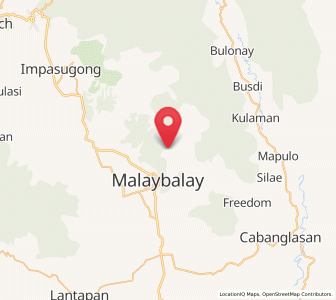 Map of Canayan, Northern Mindanao