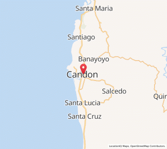 Map of Candon, Ilocos
