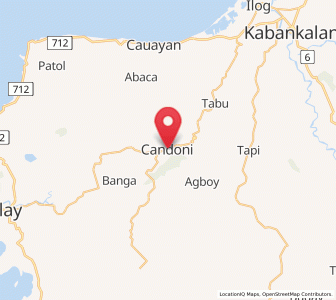 Map of Caningay, Western Visayas