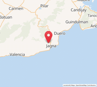 Map of Canjulao, Central Visayas