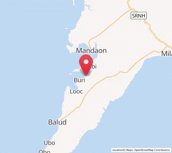 Map of Canomoy, Bicol