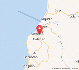 Map of Cantoria, Ilocos