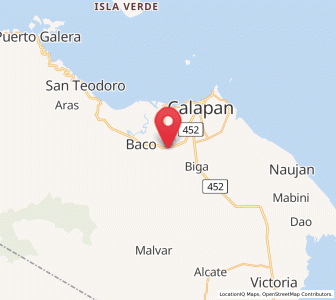 Map of Canubing No 2, Mimaropa