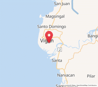 Map of Caoayan, Ilocos