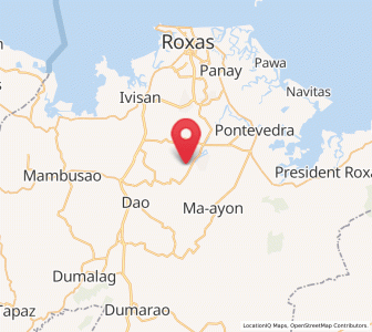 Map of Capaga, Western Visayas