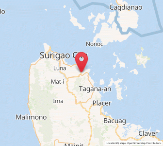 Map of Capalayan, Caraga