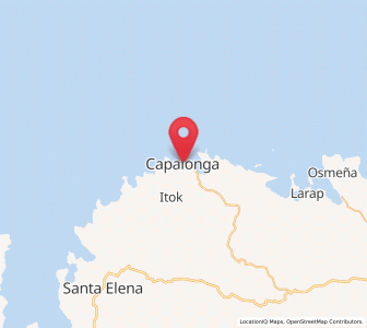 Map of Capalonga, Bicol