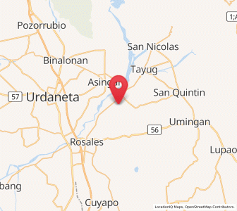 Map of Capandanan, Ilocos