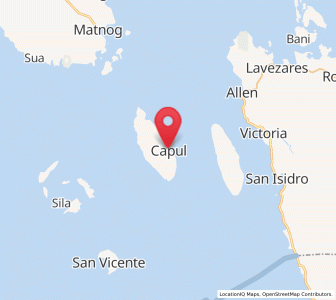 Map of Capul, Eastern Visayas