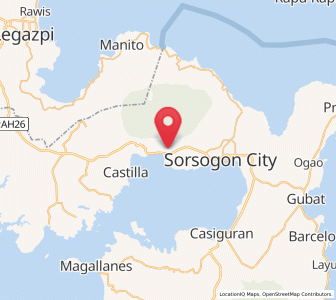 Map of Capuy, Bicol