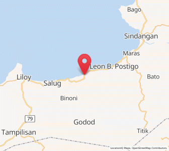 Map of Caracal, Zamboanga Peninsula