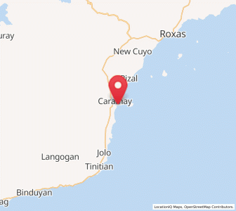 Map of Caramay, Mimaropa