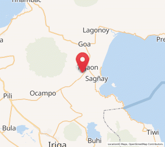 Map of Caraycayon, Bicol