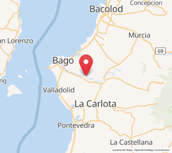 Map of Caridad, Western Visayas