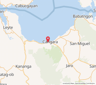 Map of Carigara, Eastern Visayas