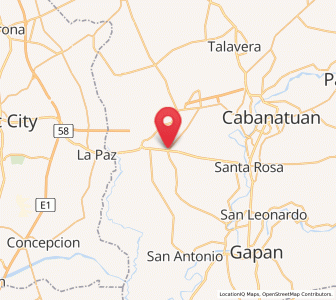 Map of Carmen, Central Luzon