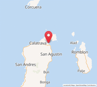Map of Carmen, Mimaropa