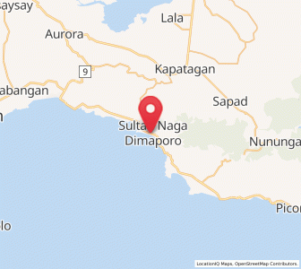 Map of Caromatan, Northern Mindanao