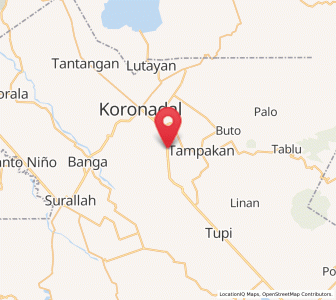 Map of Carpenter Hill, Soccsksargen