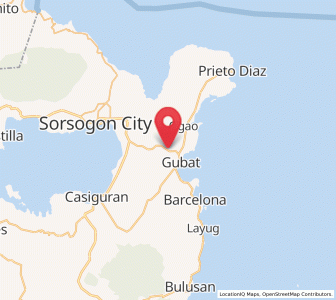 Map of Carriedo, Bicol