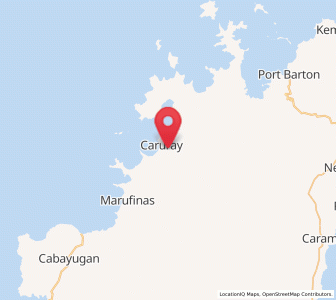 Map of Caruray, Mimaropa