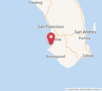 Map of Casay, Calabarzon