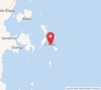 Map of Casian, Mimaropa