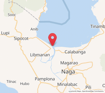 Map of Castillo, Bicol