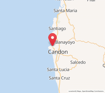 Map of Caterman, Ilocos