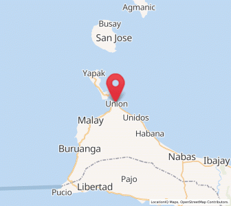 Map of Caticlan, Western Visayas