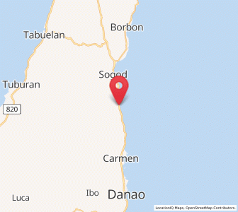 Map of Catmondaan, Central Visayas