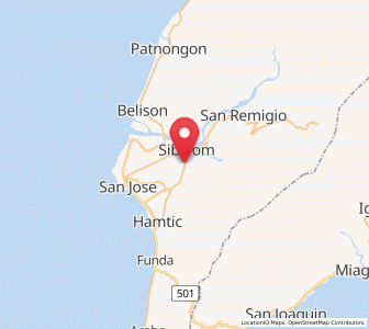 Map of Catungan, Western Visayas