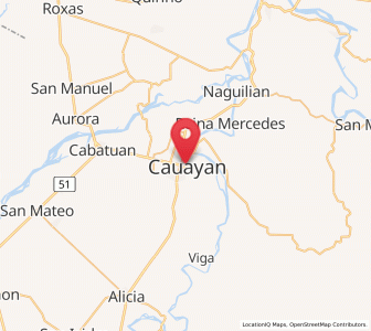 Map of Cauayan, Cagayan Valley