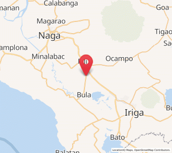 Map of Causip, Bicol