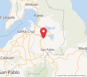 Map of Cavinti, Calabarzon