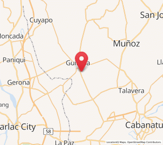 Map of Cawayan Bugtong, Central Luzon