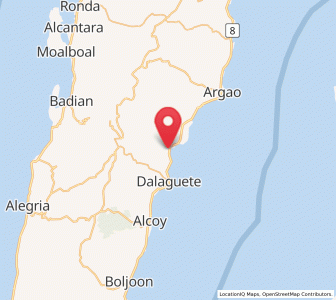 Map of Cawayan, Central Visayas