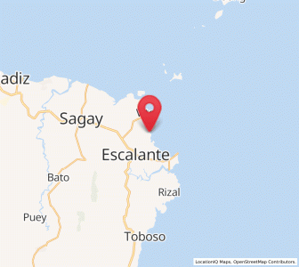 Map of Cervantes, Western Visayas