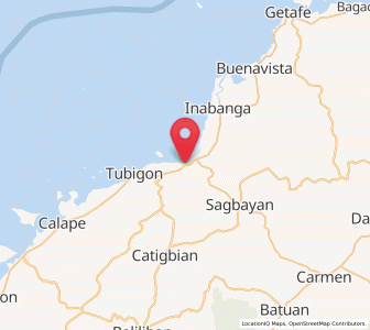 Map of Clarin, Central Visayas
