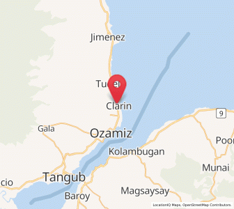 Map of Clarin, Northern Mindanao